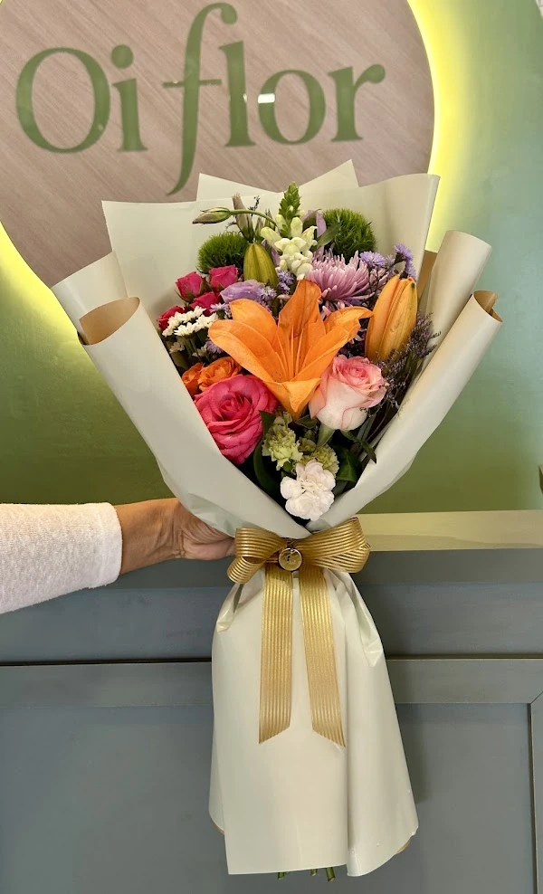 Cores para celebrar — trabalho real da Oi Flor