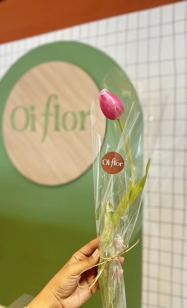 A delicadeza de uma tulipa — trabalho real da Oi Flor